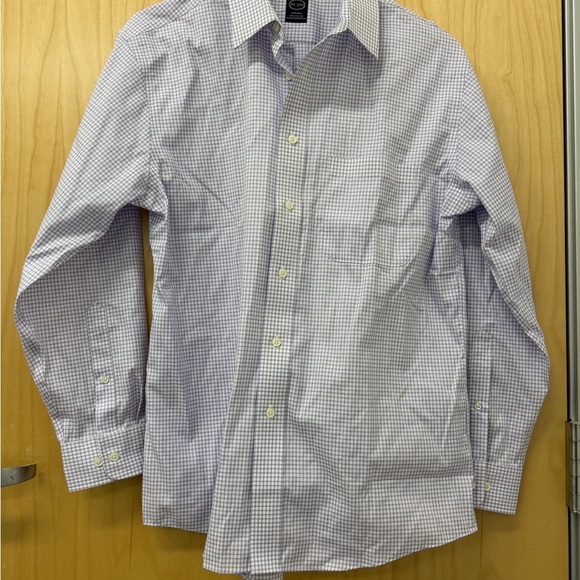 Joseph & Feiss Men's Lavender Check Dress Shirt - Picture 2 of 4